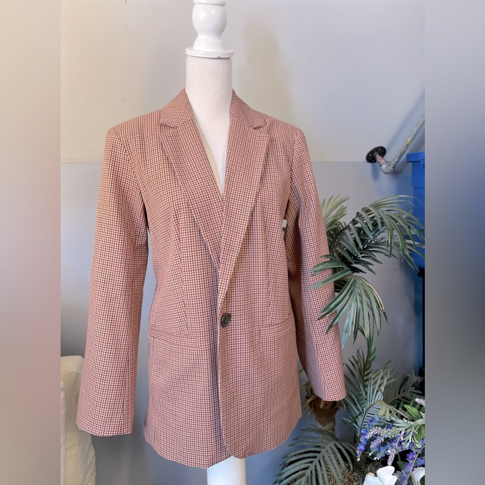 Women’s Plaid Blazer
